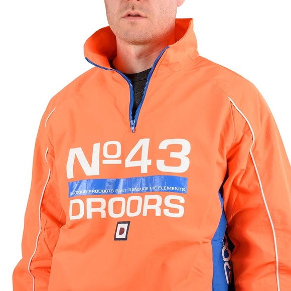 🔥DC Droors Ocelot Tracksuit Jacket Blazing Orange - Picture 3 of 9